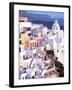 View of Santorini, Greece-Peter Adams-Framed Premium Photographic Print