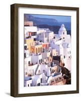 View of Santorini, Greece-Peter Adams-Framed Photographic Print