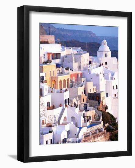 View of Santorini, Greece-Peter Adams-Framed Photographic Print