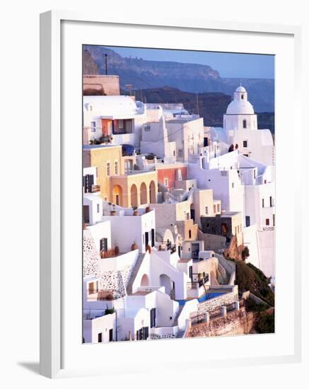 View of Santorini, Greece-Peter Adams-Framed Photographic Print