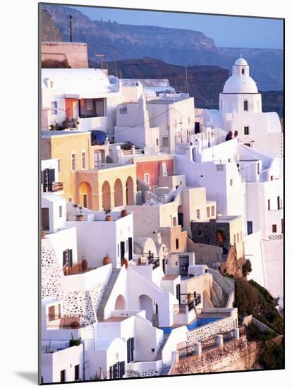 View of Santorini, Greece-Peter Adams-Mounted Photographic Print