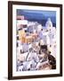 View of Santorini, Greece-Peter Adams-Framed Photographic Print