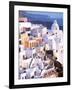 View of Santorini, Greece-Peter Adams-Framed Photographic Print