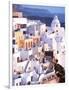 View of Santorini, Greece-Peter Adams-Framed Photographic Print