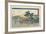 View of Sarugababa Plateau, Futakawa, 1841-1842-Utagawa Hiroshige-Framed Giclee Print