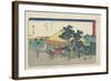 View of Sarugababa Plateau, Futakawa, 1841-1842-Utagawa Hiroshige-Framed Giclee Print