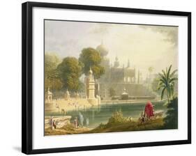 View of Sassoor in the Deccan, from Volume II of "Scenery, Costumes and Architecture of India"-Captain Robert M. Grindlay-Framed Giclee Print