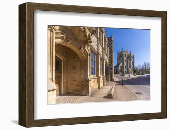 View of Saturday Market Place and King's Lynn Minster (St. Margaret's Church), Kings Lynn, Norfolk-Frank Fell-Framed Photographic Print