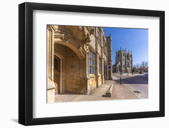 View of Saturday Market Place and King's Lynn Minster (St. Margaret's Church), Kings Lynn, Norfolk-Frank Fell-Framed Photographic Print