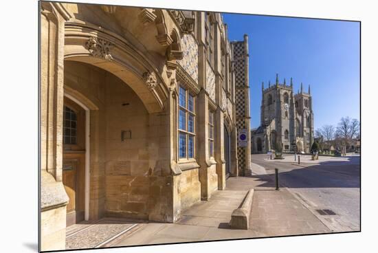 View of Saturday Market Place and King's Lynn Minster (St. Margaret's Church), Kings Lynn, Norfolk-Frank Fell-Mounted Photographic Print