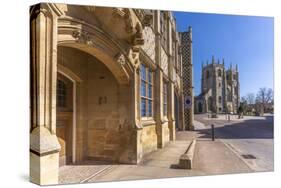 View of Saturday Market Place and King's Lynn Minster (St. Margaret's Church), Kings Lynn, Norfolk-Frank Fell-Stretched Canvas