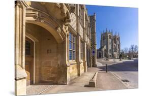 View of Saturday Market Place and King's Lynn Minster (St. Margaret's Church), Kings Lynn, Norfolk-Frank Fell-Stretched Canvas