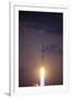 View of Saturn V Rocket Blasting Off-null-Framed Photographic Print