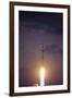 View of Saturn V Rocket Blasting Off-null-Framed Photographic Print