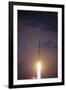 View of Saturn V Rocket Blasting Off-null-Framed Photographic Print