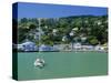 View of Sausalito on the San Francisco Bay, California, USA-Fraser Hall-Stretched Canvas