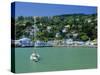 View of Sausalito on the San Francisco Bay, California, USA-Fraser Hall-Stretched Canvas