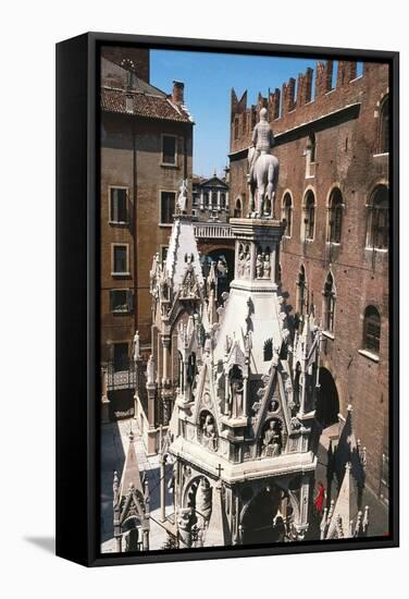 View of Scala Family Tombs-null-Framed Stretched Canvas