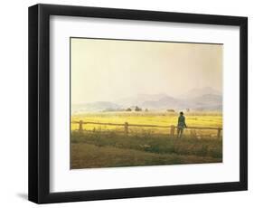 View of Schmiedebergerkamm, circa 1837-Caspar David Friedrich-Framed Premium Giclee Print