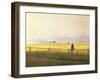 View of Schmiedebergerkamm, circa 1837-Caspar David Friedrich-Framed Giclee Print