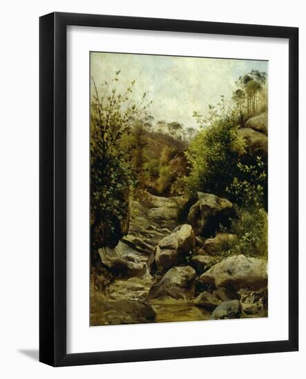 View of Scopeti Through Rocks-Carlo Ademollo-Framed Giclee Print