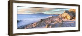 View of sea coastline, Sea of Cortez, Cabo Pulmo, Baja California Sur, Mexico-Panoramic Images-Framed Photographic Print