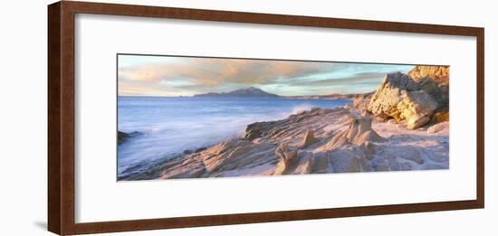View of sea coastline, Sea of Cortez, Cabo Pulmo, Baja California Sur, Mexico-Panoramic Images-Framed Photographic Print