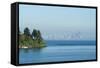 View of Seattle from Bainbridge (Island) Ferry, Washington, Usa-Natalie Tepper-Framed Stretched Canvas