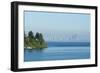 View of Seattle from Bainbridge (Island) Ferry, Washington, Usa-Natalie Tepper-Framed Photo