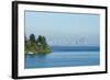 View of Seattle from Bainbridge (Island) Ferry, Washington, Usa-Natalie Tepper-Framed Photo