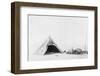 View of Secluded Tent in Antarctica in the Snow-null-Framed Photographic Print