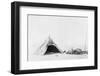 View of Secluded Tent in Antarctica in the Snow-null-Framed Photographic Print