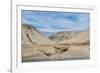 View of Sedimentary Layers from Cape Hay, Bylot Island, Nunavut, Canada, North America-Michael Nolan-Framed Photographic Print