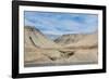 View of Sedimentary Layers from Cape Hay, Bylot Island, Nunavut, Canada, North America-Michael Nolan-Framed Photographic Print