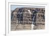 View of Sedimentary Layers from Cape Hay, Bylot Island, Nunavut, Canada, North America-Michael Nolan-Framed Photographic Print