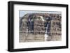 View of Sedimentary Layers from Cape Hay, Bylot Island, Nunavut, Canada, North America-Michael Nolan-Framed Photographic Print