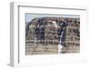 View of Sedimentary Layers from Cape Hay, Bylot Island, Nunavut, Canada, North America-Michael Nolan-Framed Photographic Print