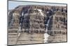 View of Sedimentary Layers from Cape Hay, Bylot Island, Nunavut, Canada, North America-Michael Nolan-Mounted Photographic Print