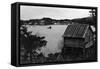 View of Seldovia, Alaska from across water Photograph - Seldovia, AK-Lantern Press-Framed Stretched Canvas