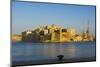 View of Senglea from Grand Harbor, La Valletta, Malta-Massimo Borchi-Mounted Photographic Print