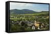 View of Senheim and Moselle River (Mosel), Rhineland-Palatinate, Germany, Europe-Jochen Schlenker-Framed Stretched Canvas