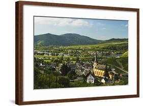 View of Senheim and Moselle River (Mosel), Rhineland-Palatinate, Germany, Europe-Jochen Schlenker-Framed Photographic Print