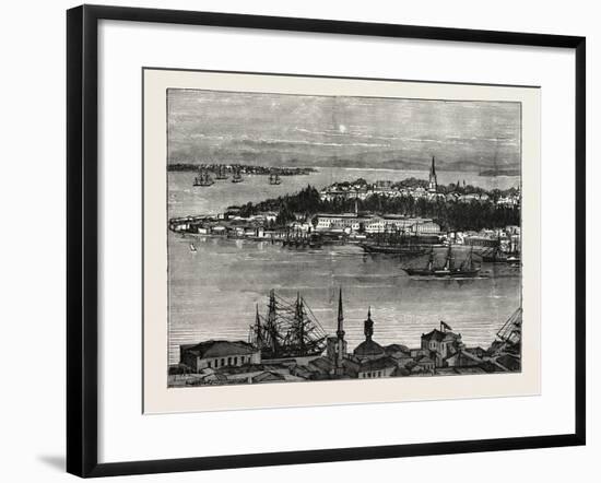 View of Seraglio Point, Constantinople, Istanbul, Turkey-null-Framed Giclee Print