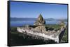 View of Sevanavank Monastic Complex with Surb Arakelots Church-null-Framed Stretched Canvas