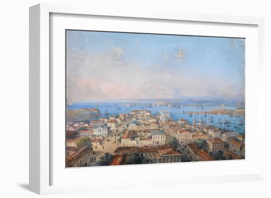 View of Sevastopol, 1860S-1870S-Carlo Bossoli-Framed Giclee Print