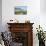 View of Seven Sisters Chalk Cliffs and Coastguard Cottages at Cuckmere Haven-Frank Fell-Mounted Photographic Print displayed on a wall