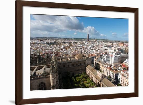 View of Seville from Giralda Bell Tower, Seville, Andalucia, Spain-Carlo Morucchio-Framed Photographic Print