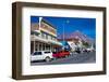 View of Seward, Alaska storefronts-null-Framed Photographic Print