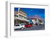 View of Seward, Alaska storefronts-null-Framed Photographic Print