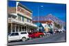 View of Seward, Alaska storefronts-null-Mounted Photographic Print